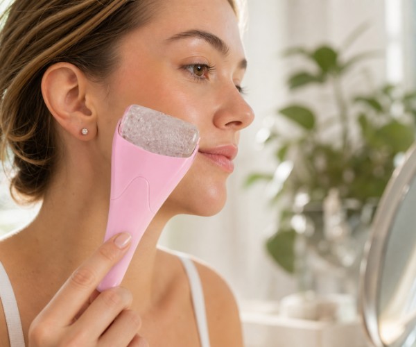 Rodillo de hielo y gua sha