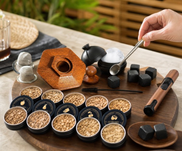 Kit para ahumar whisky
