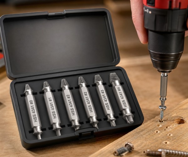 Extractor de tornillos barridos