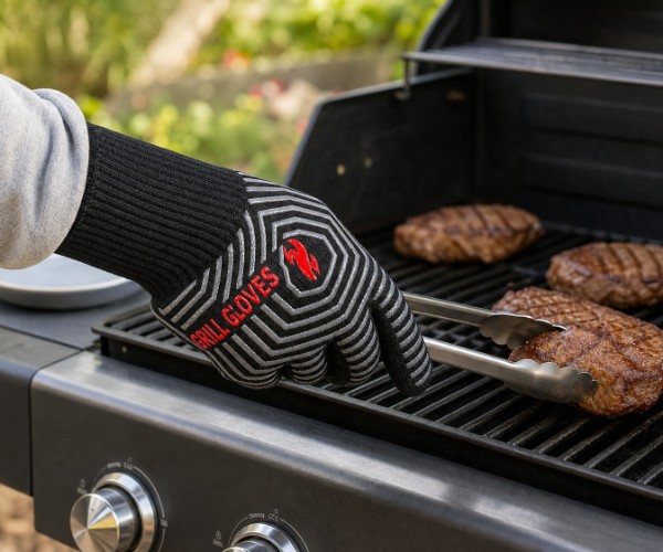 Guantes de parrilla a prueba de fuego