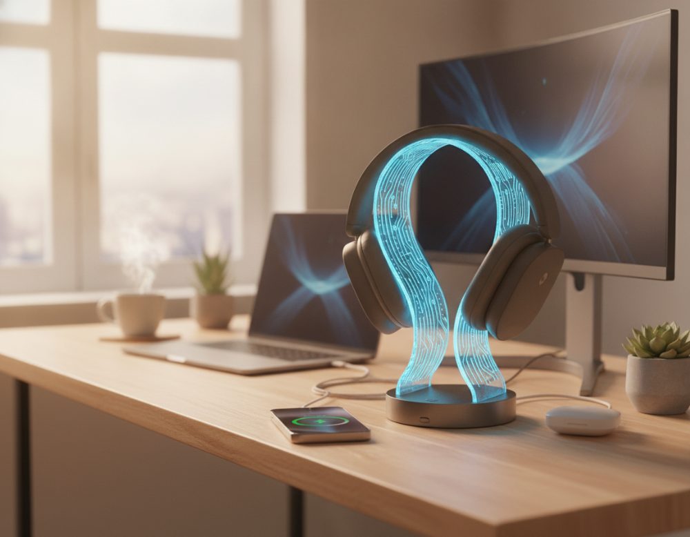 Soporte de audifonos con 16 colores