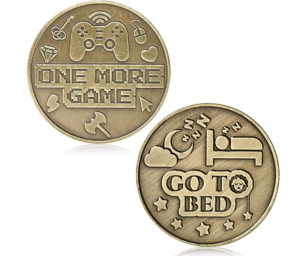 One More Game or Go to Sleep Decision Coin