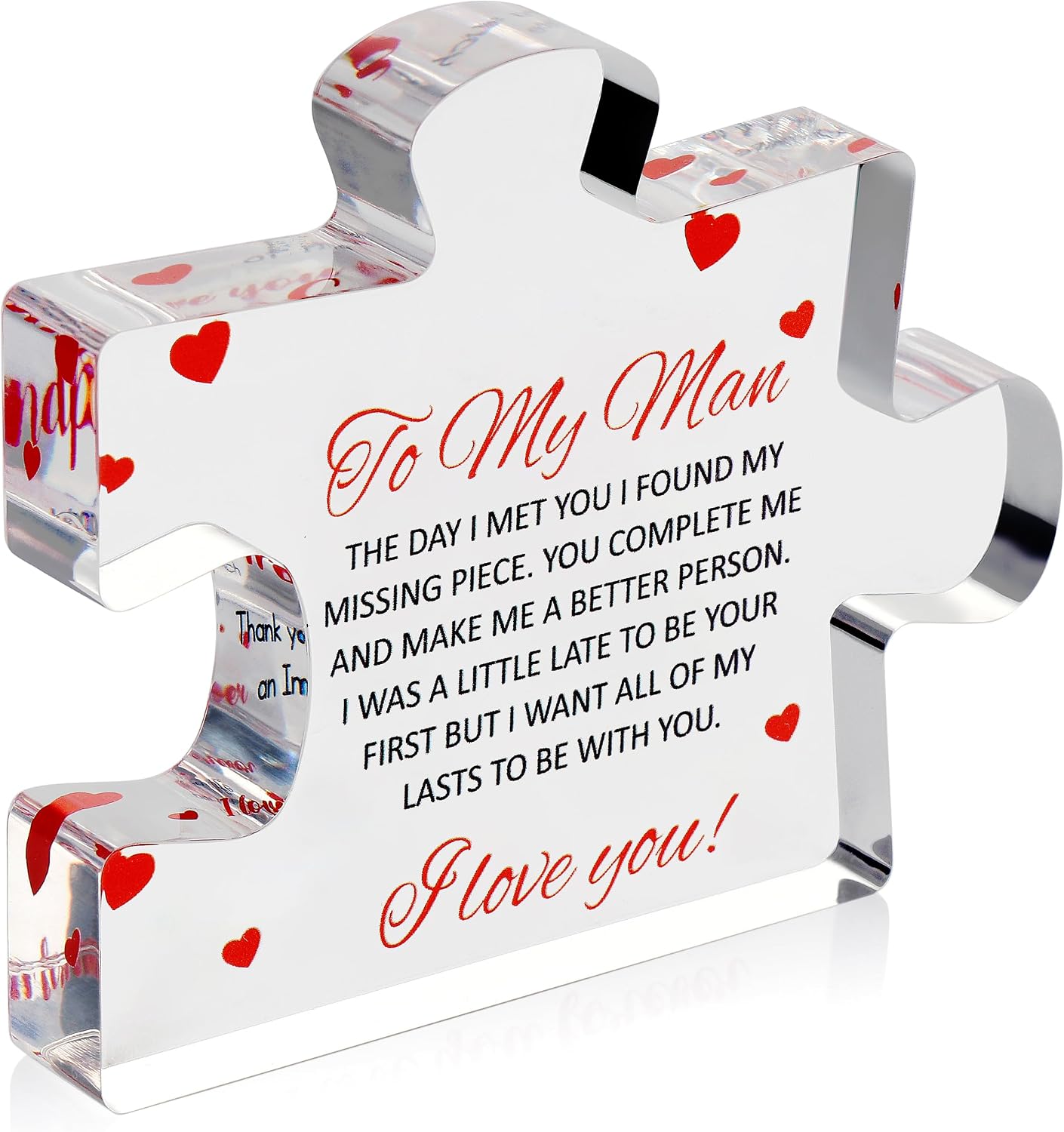 Engraved Acrylic Desk Block