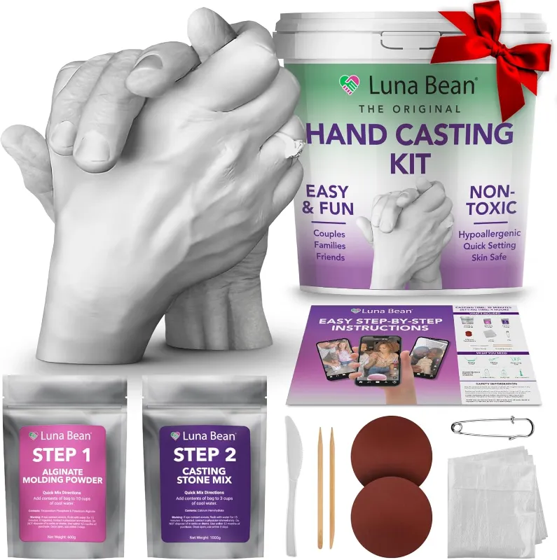 Kit para esculpir sus manos entrelazadas